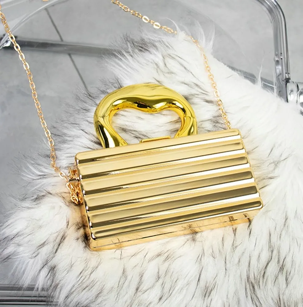 Women's Acrylic Purse Evening Clutch Handbag Elegant Shoulder Crossbody Bag Small Totes Dinner Satchel with Chain