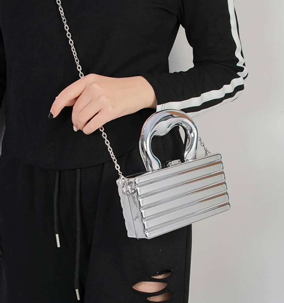 Women's Acrylic Purse Evening Clutch Handbag Elegant Shoulder Crossbody Bag Small Totes Dinner Satchel with Chain