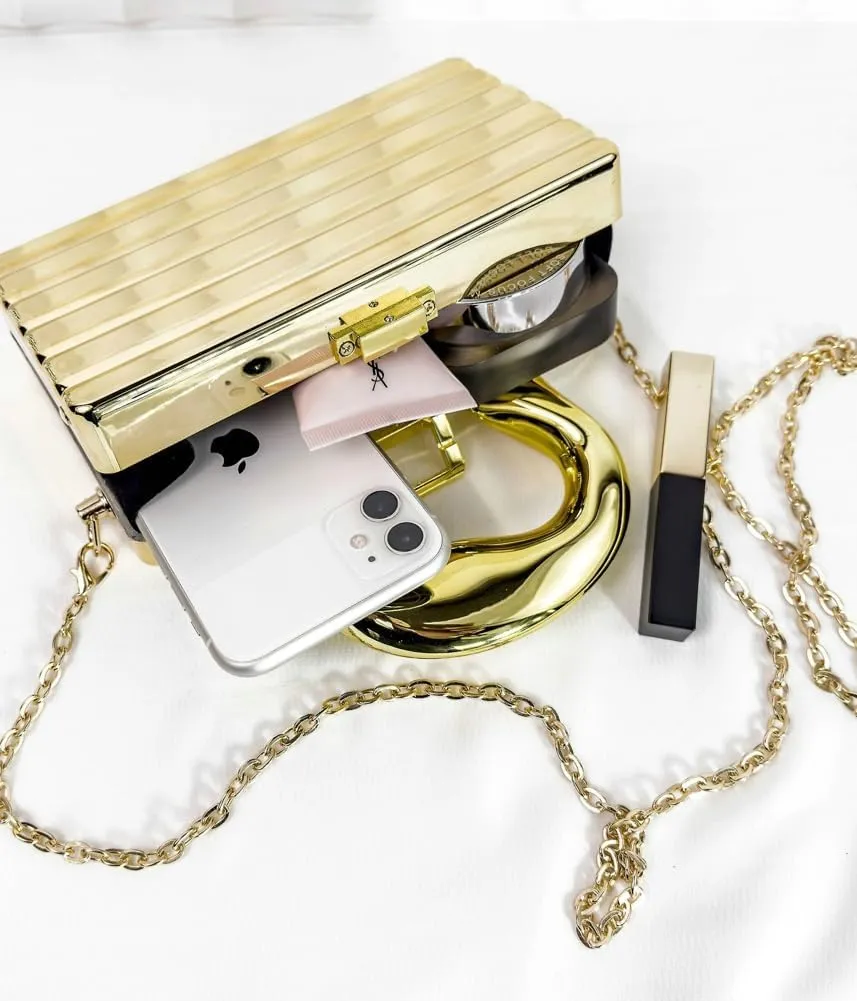 Women's Acrylic Purse Evening Clutch Handbag Elegant Shoulder Crossbody Bag Small Totes Dinner Satchel with Chain