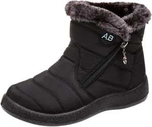 Women's Ankle Snow Boots Women Snow Boot Women's Wide Calf Comfortable Winter Knee High Riding Boots Zapatos De Mujer Para La Nieve Bajitos Winter Boot for Women Working