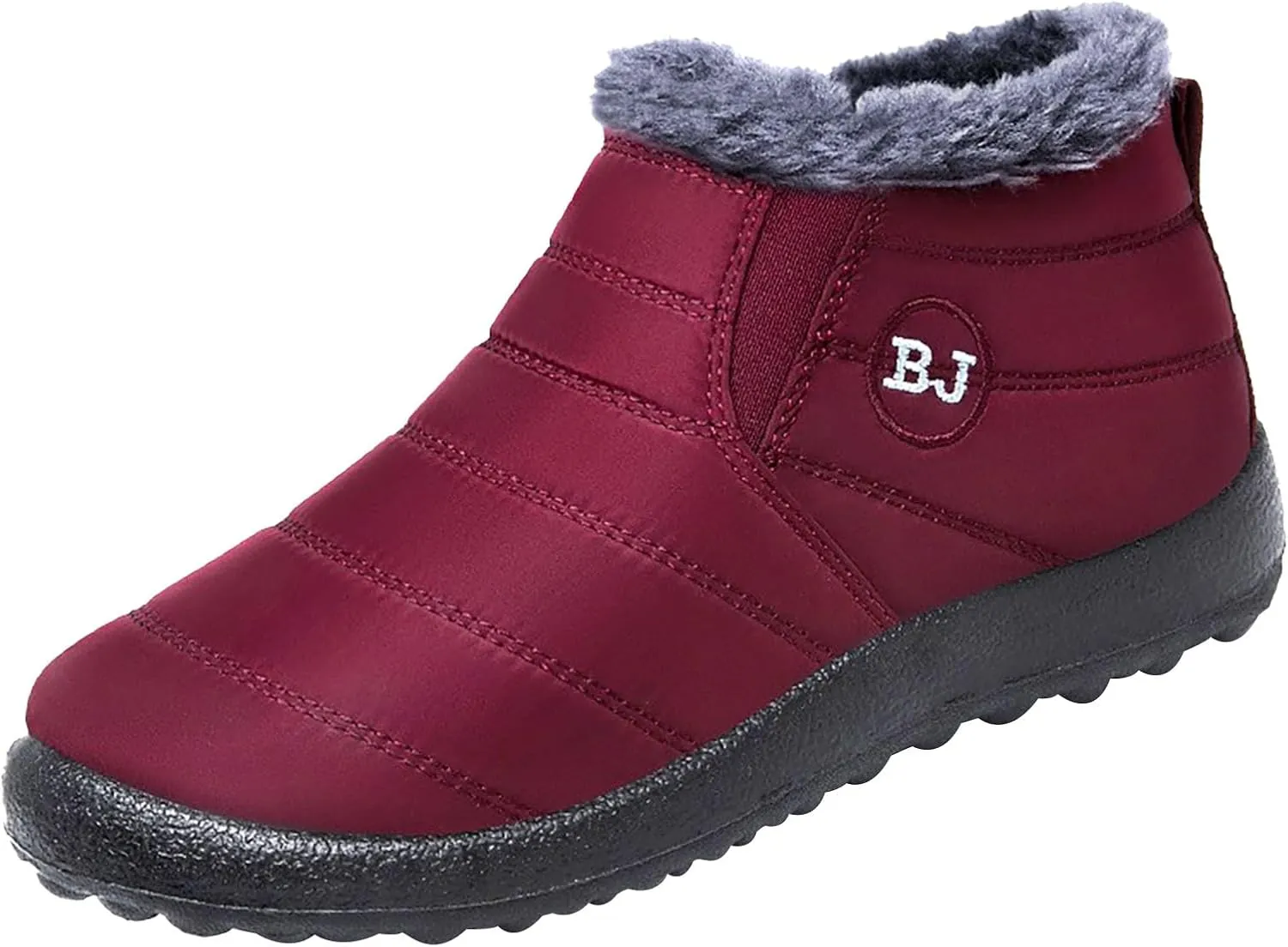 Womens Booties and Ankle Boots Plush Lined Snow Boots Non Slip Casual Boots Waterproof Shoes for Women