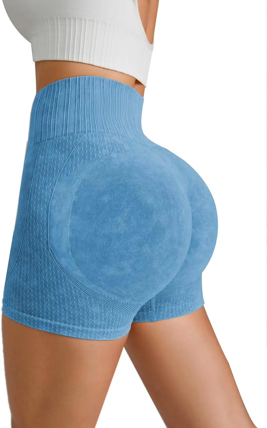 Women's Butt Lifting Shorts Workout Shorts High Waisted Booty Scrunch Shorts Athletic Gym Yoga Shorts for Women