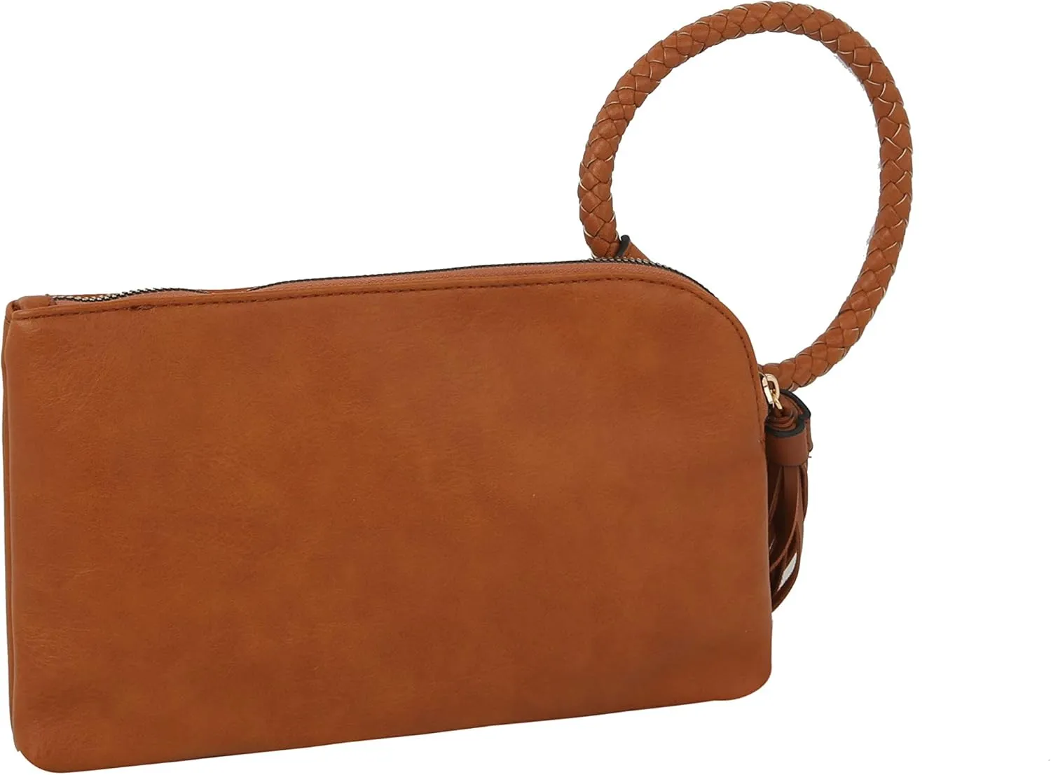 Womens Clutch Purse Wristlet Wallet Evening w/Hand Strap Casual Formal Vegan Leather - Metro Muse