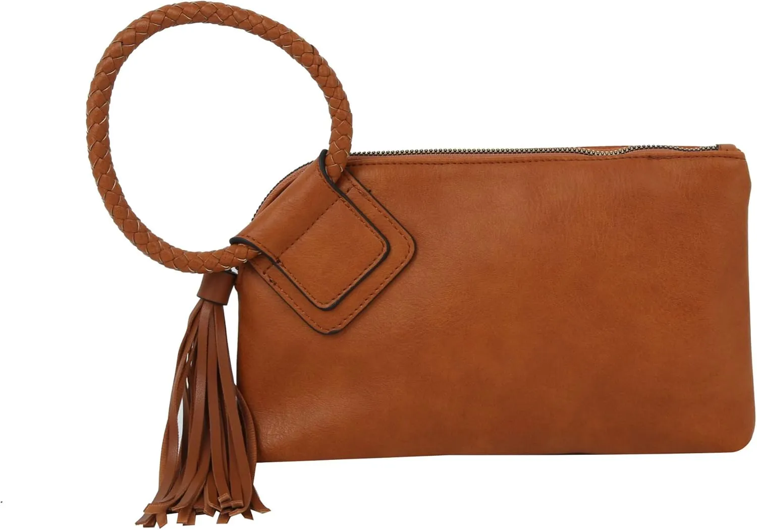 Womens Clutch Purse Wristlet Wallet Evening w/Hand Strap Casual Formal Vegan Leather - Metro Muse