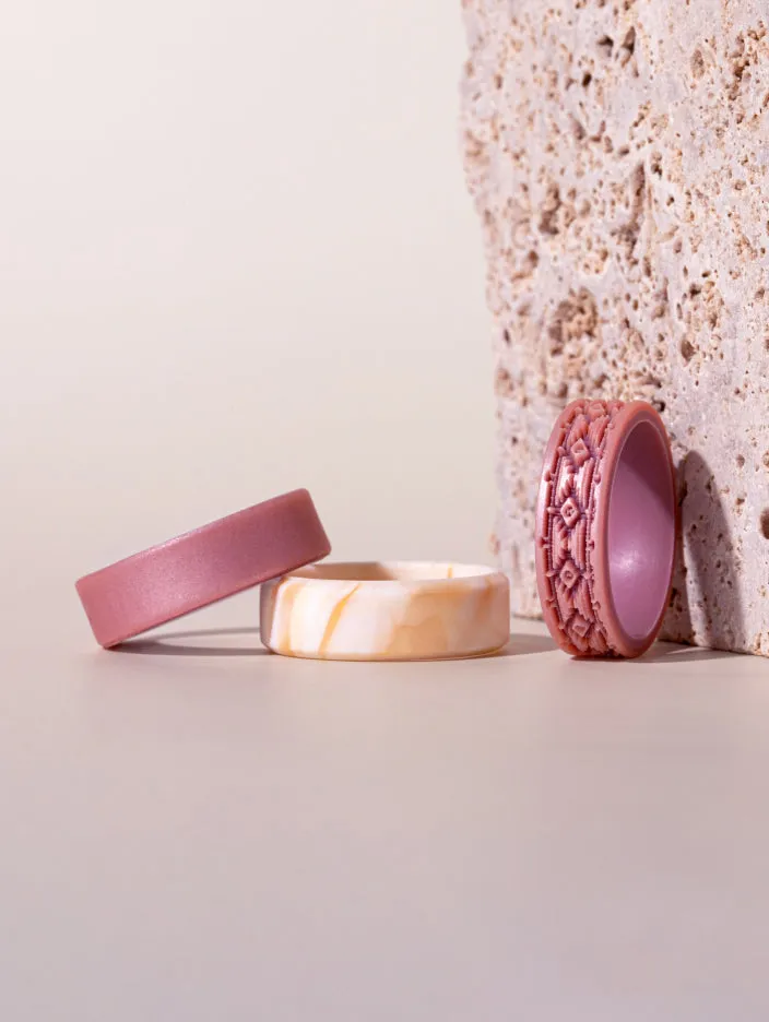 Women's Eva Shockey Strata Silicone Ring
