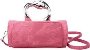 Women's Fashion PU Leather Shoulder Crossbody Bag Y2K Small Cylinder Hobo Totes Handbag Box Purse Satchel