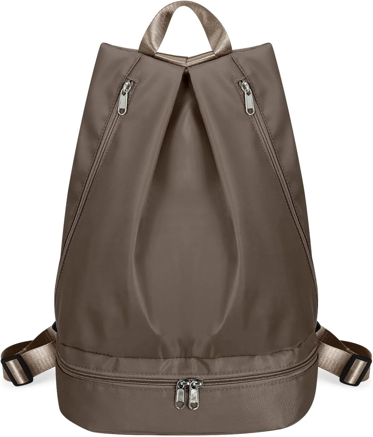 Women's Gym Backpack Waterproof Swimming Backpack with Shoe Compartment & Wet Pocket, Sports Travel Backpack Small Gym Bag