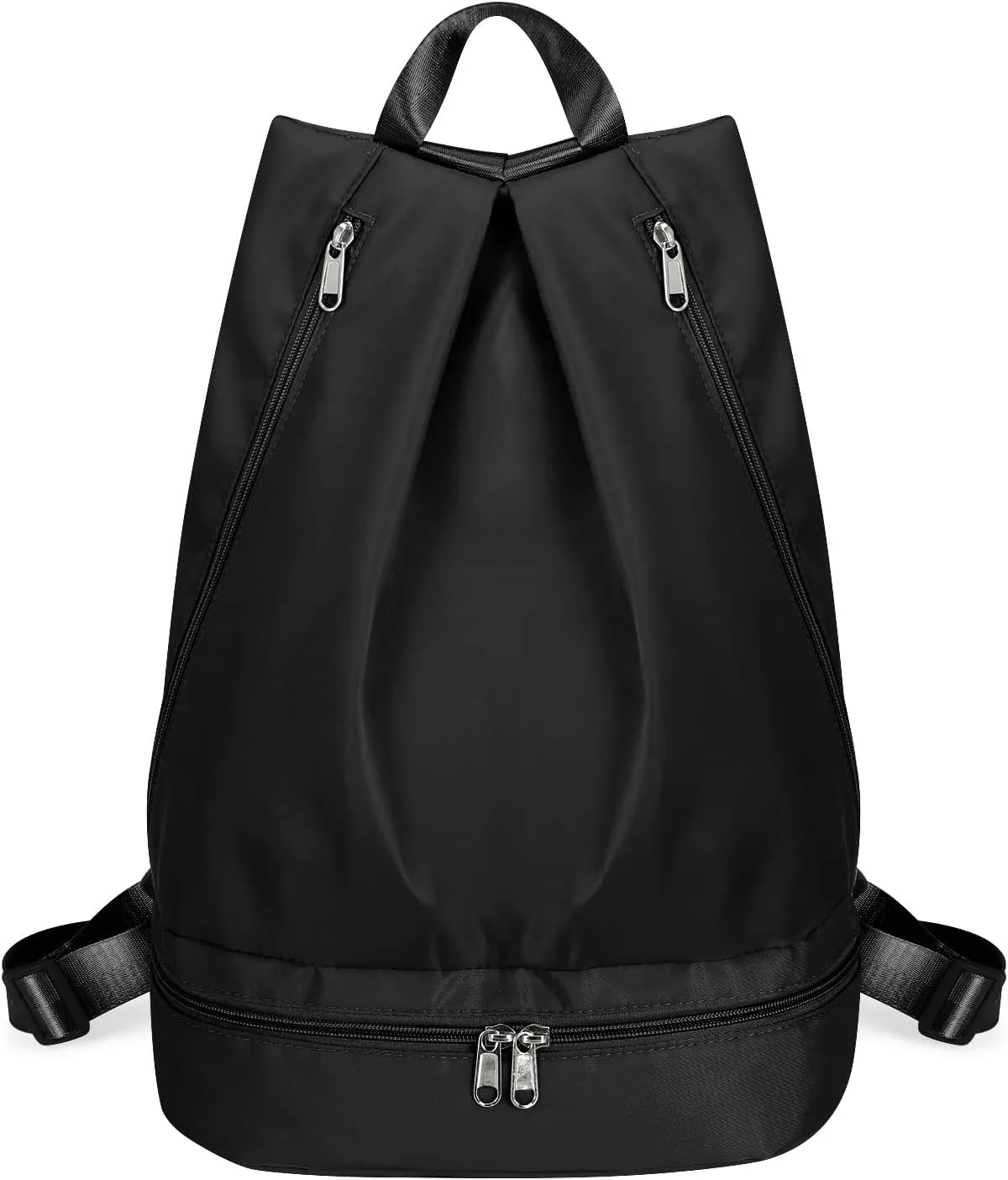 Women's Gym Backpack Waterproof Swimming Backpack with Shoe Compartment & Wet Pocket, Sports Travel Backpack Small Gym Bag
