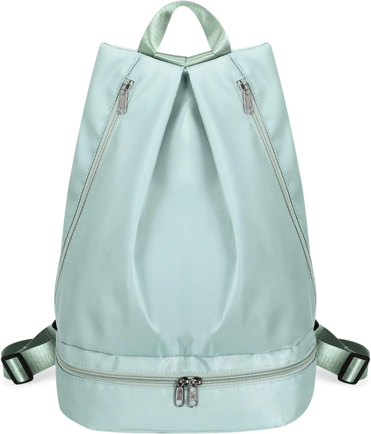 Women's Gym Backpack Waterproof Swimming Backpack with Shoe Compartment & Wet Pocket, Sports Travel Backpack Small Gym Bag