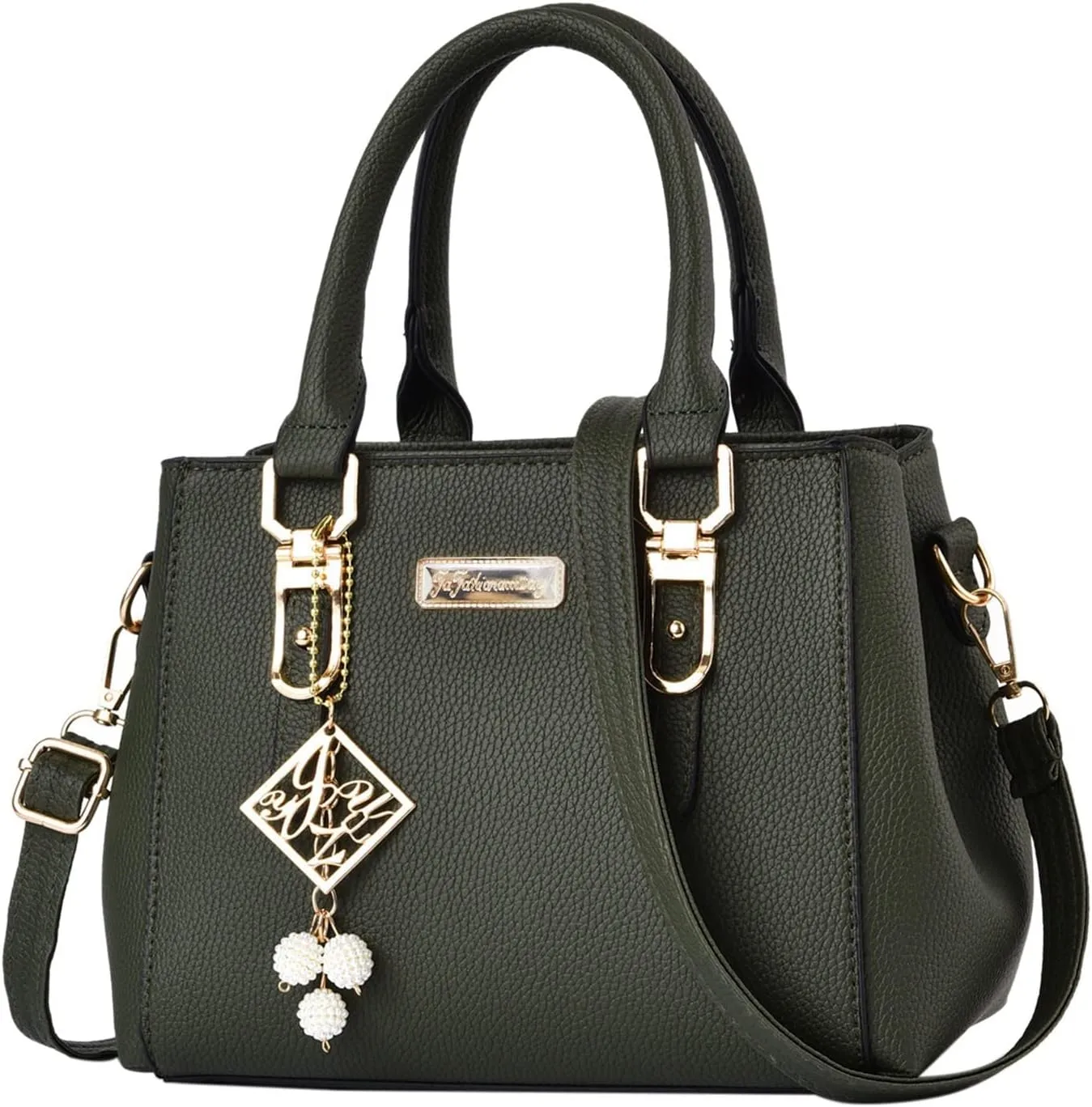 Womens Handbags PU Leather Zipper Tote Bag Purse Roomy Trendy Top Handle Satchel Messenger Shoulder Bags