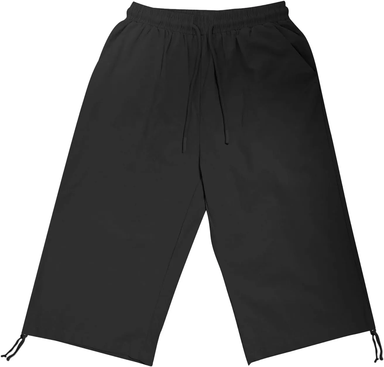 Women's High Waist Shorts Women's Elastic Waist Casual Comfy Cotton Beach Shorts Drawstring Elastic Waist Short