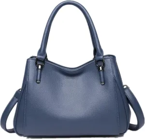 Womens Leather Handbags Top Handle Purses Totes Satchel Shoulder Bag for Ladies