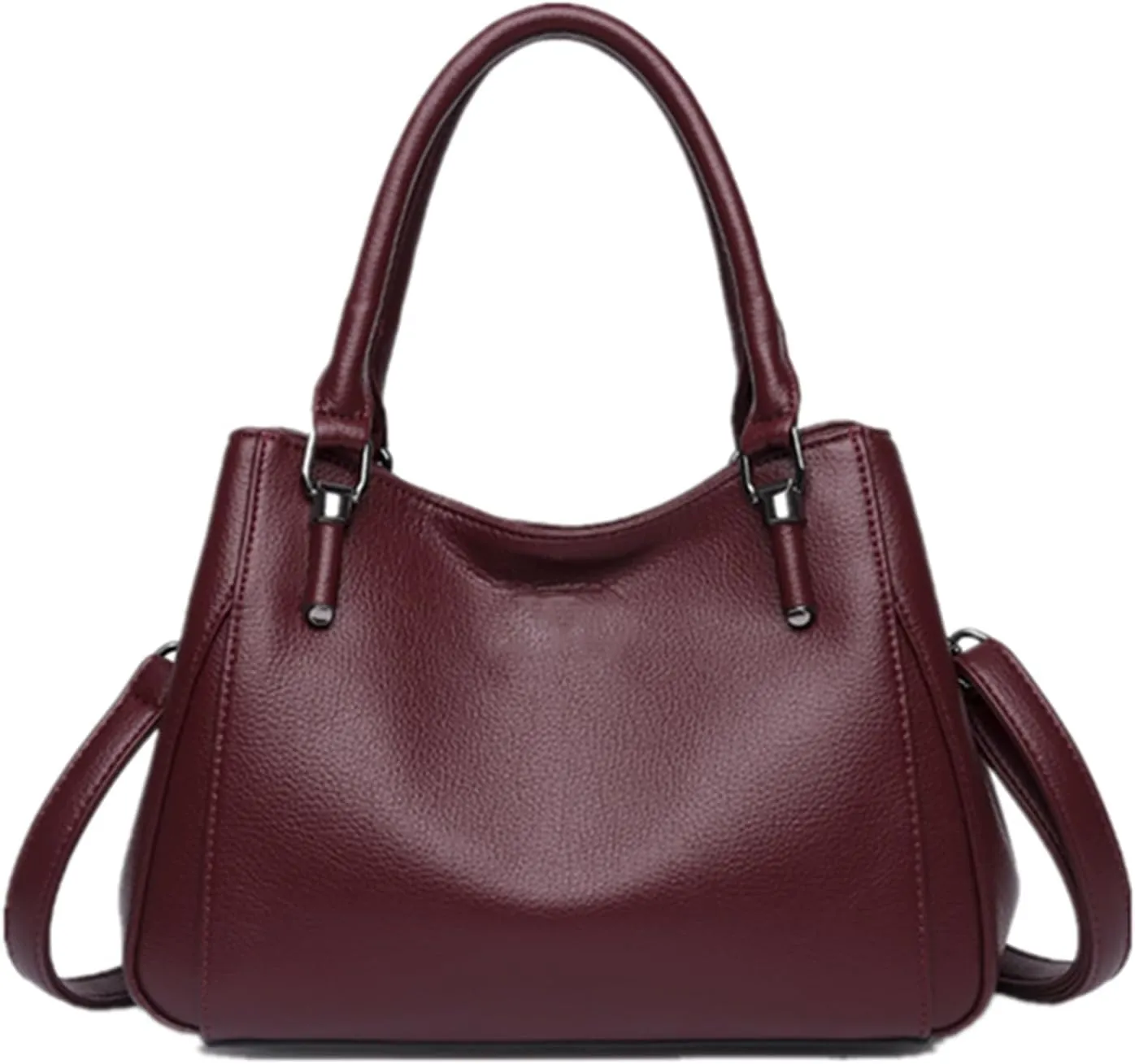 Womens Leather Handbags Top Handle Purses Totes Satchel Shoulder Bag for Ladies