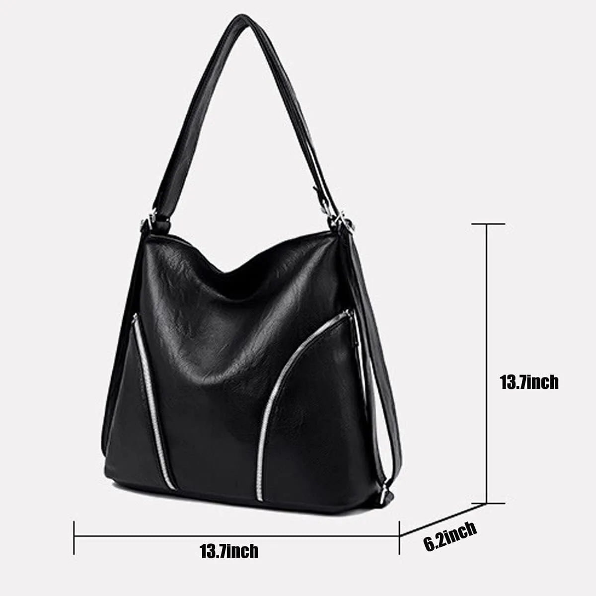Womens Leather Shoulder Handbags Hobo Totes Top Handle Bag Satchel and Purse for Ladies