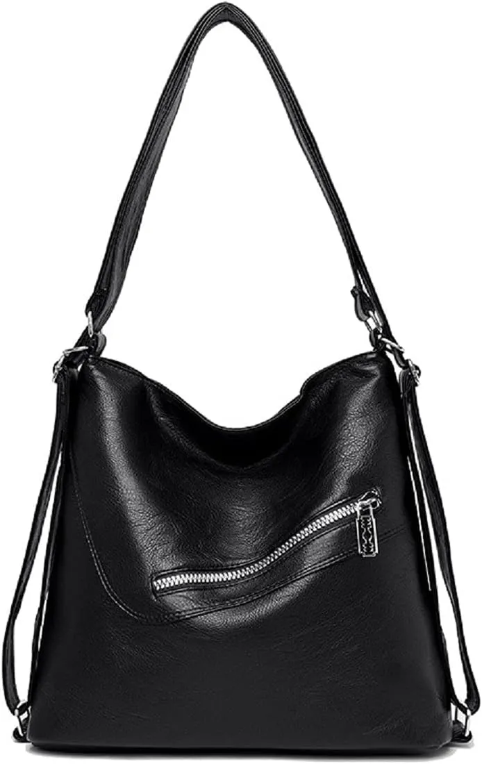 Womens Leather Shoulder Handbags Hobo Totes Top Handle Bag Satchel and Purse for Ladies
