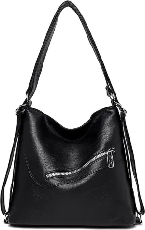 Womens Leather Shoulder Handbags Hobo Totes Top Handle Bag Satchel and Purse for Ladies