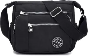 Women's Multi-Pocket Shoulder Bags Crossbody Purses and Handbags Lightweight Pocketbook Lightweight Puffer Bag(B)