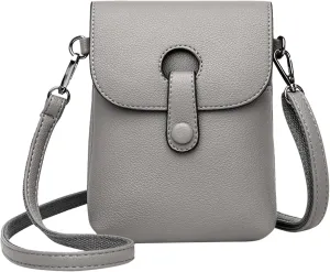 Women's Purses and Handbags Lightweight Quilted Leather Handbags for Women Carry Options for Work and Daily Use(Grey)