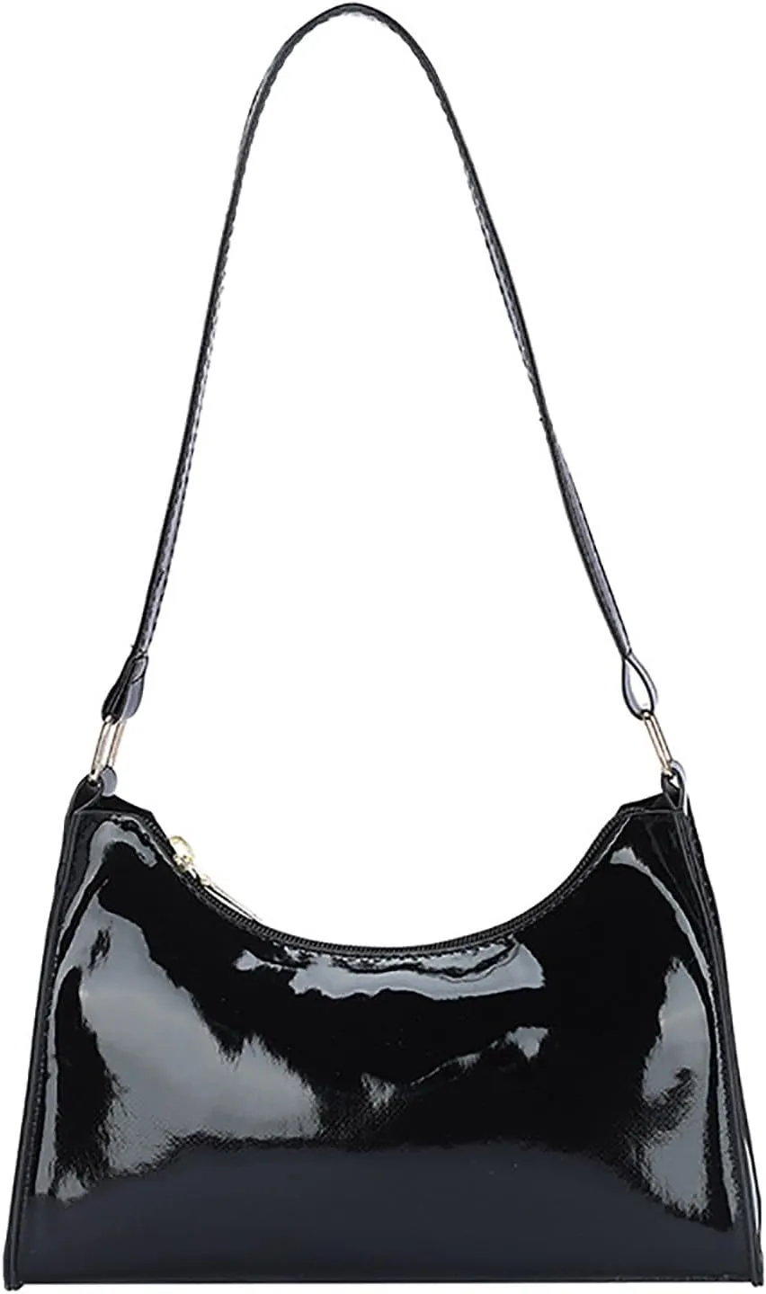 Women's Purses and Handbags Small Capacity Cute Patent Leather Shoulder Bags Shiny Evening Fashion Handbag