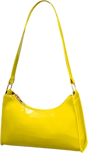 Women's Purses and Handbags Small Capacity Cute Patent Leather Shoulder Bags Shiny Evening Fashion Handbag