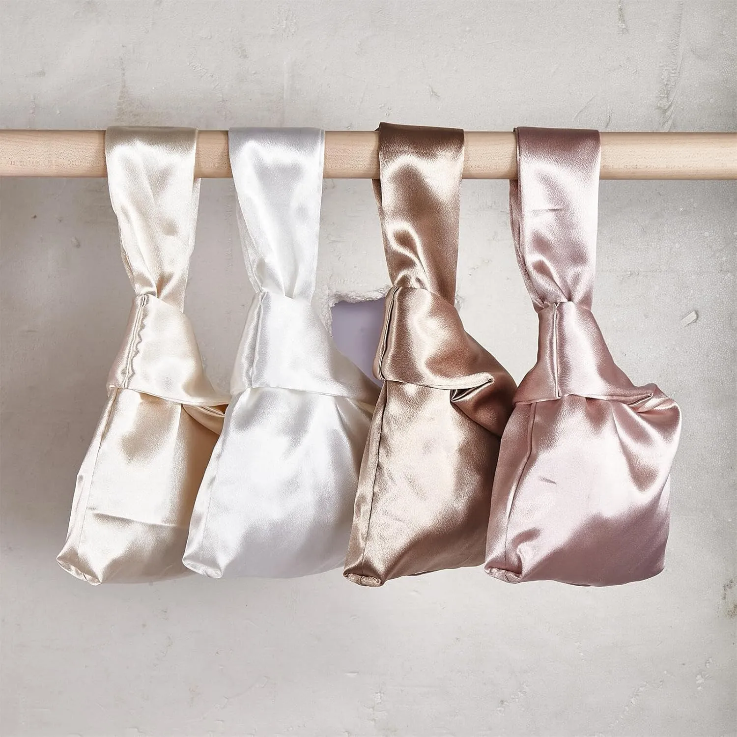 Women's Satin Evening Bag Clutch Handbag Mini Purse Small Wristlets Tote Wedding Party Bags