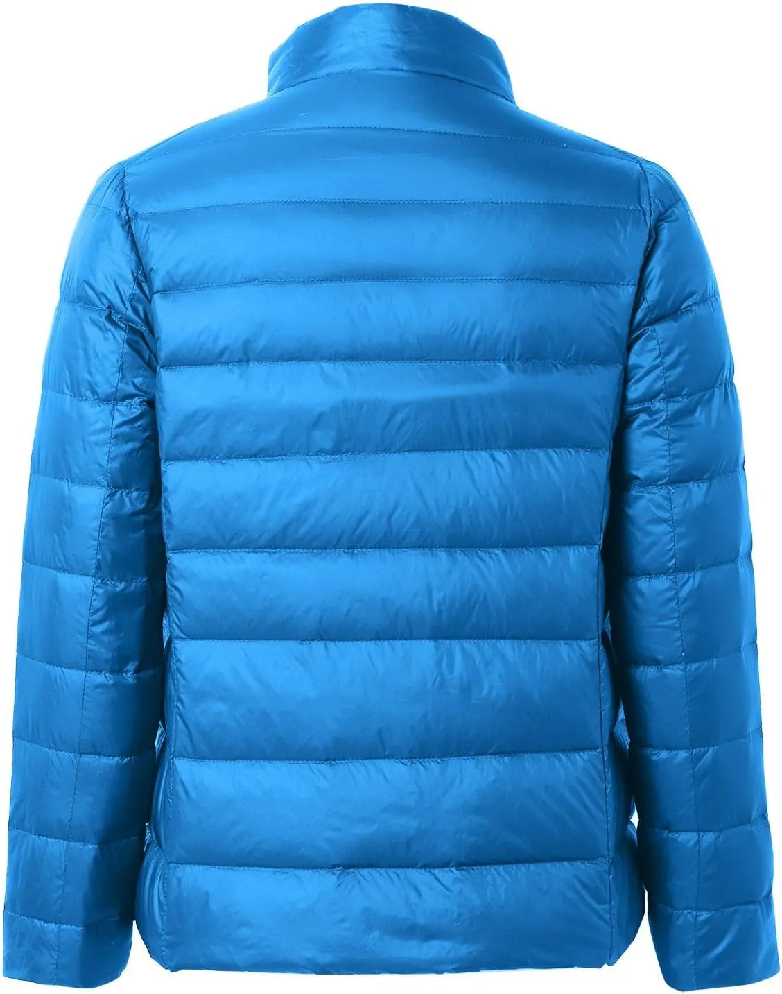 Women's Short Down Jacket Long Sleeve Padded Solid Color Quilted Jacket Winter Thick Thermal Cropped Puffer Jackets