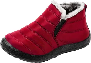 Women's Snow Boots Slip on Womens Insulated Waterproof Winter Snow Boots Cute Winter Boots for Women 2023 Wide Snow Boots for Women Wide Width Botas De Trabajo Para Mujeres Contra El Agua