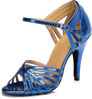 Women's Suede Sole Party Wedding Shoes Pu Sandals Practice Ballroom Dance Shoes