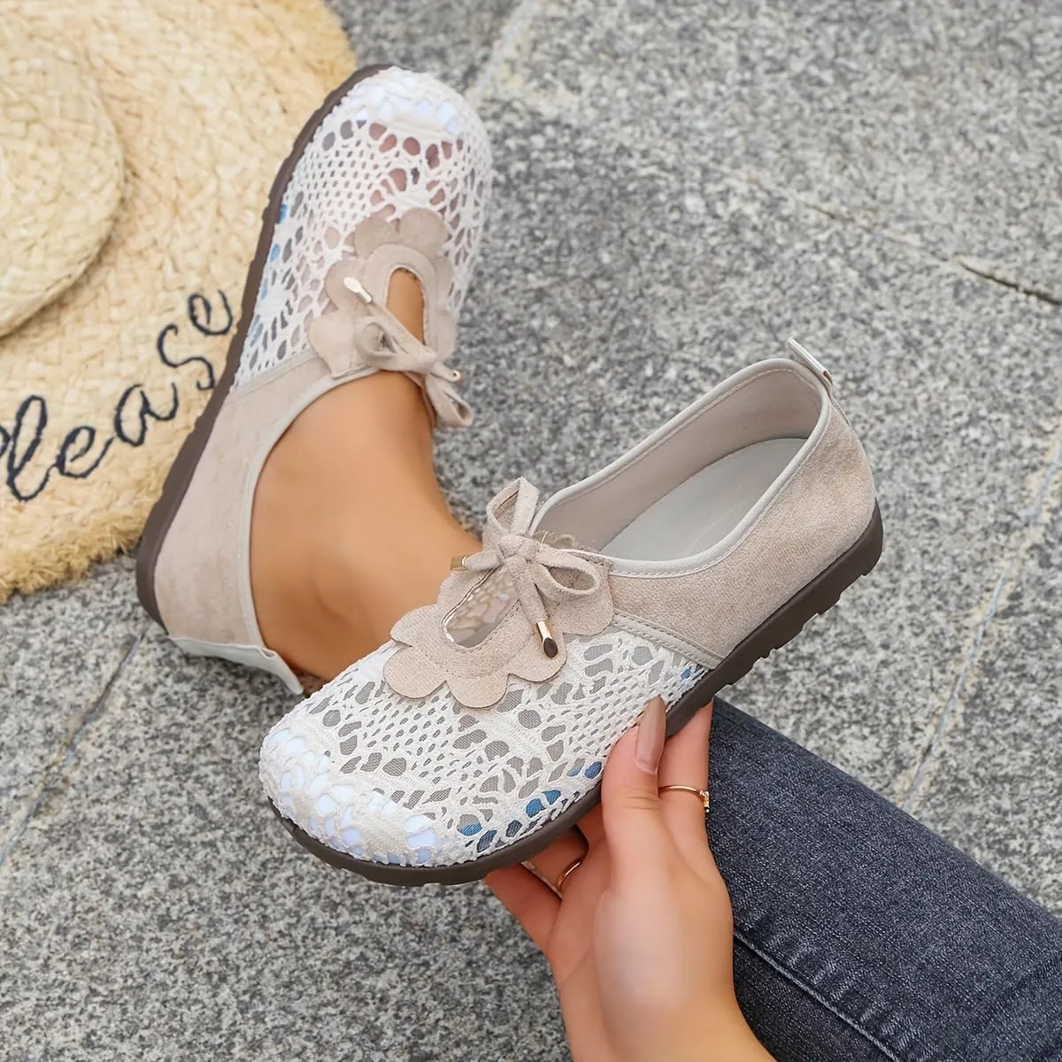 Women's Summer Breathable Loafers & Slip-Ons Comfort Mesh Fashion Shoes