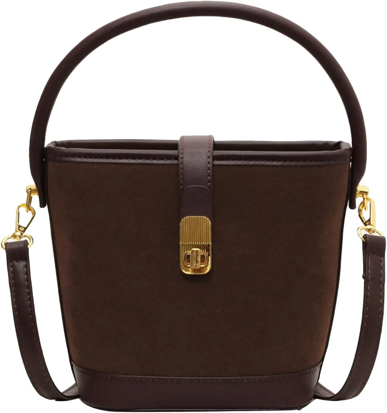 Women's Top-Handle Handbags Faux Vegan Leather Medium Crossbody Bags Casual Fashion Everyday Satchel Purse