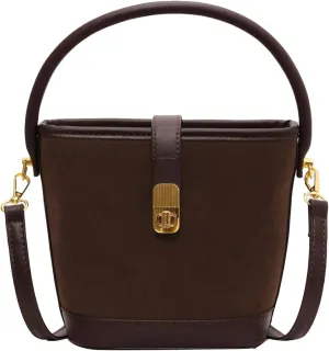 Women's Top-Handle Handbags Faux Vegan Leather Medium Crossbody Bags Casual Fashion Everyday Satchel Purse