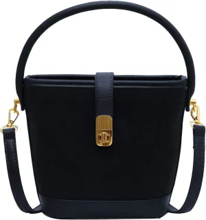 Women's Top-Handle Handbags Faux Vegan Leather Medium Crossbody Bags Casual Fashion Everyday Satchel Purse