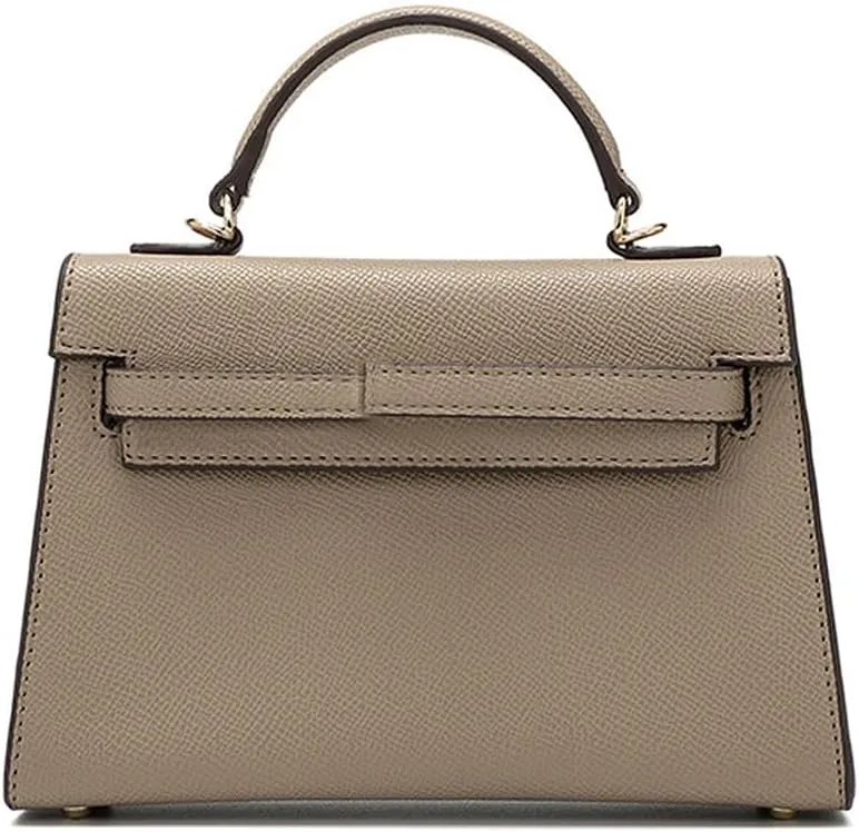 Womens Top Handle Leather Handbags Mini Purses Totes Satchel Shoulder Bag for Ladies