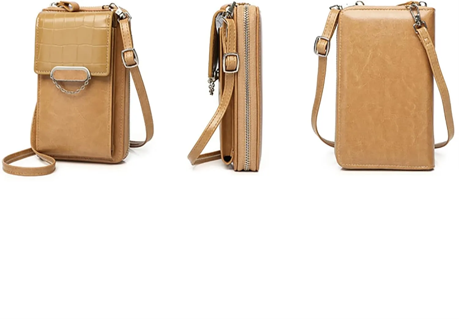 Women's Trendy Purses Vegan Leather Hobo Handbags Waterproof Nylon Crossbody Bags for Woman Trendy Gifts for Mom(Gold)