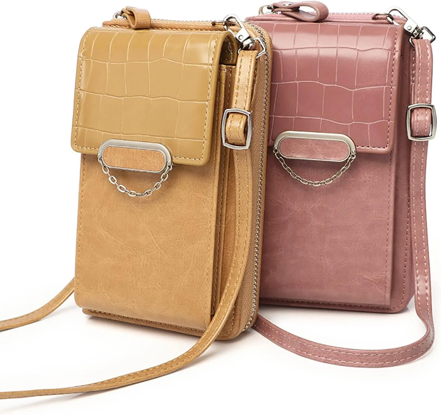 Women's Trendy Purses Vegan Leather Hobo Handbags Waterproof Nylon Crossbody Bags for Woman Trendy Gifts for Mom(Gold)