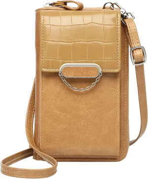 Women's Trendy Purses Vegan Leather Hobo Handbags Waterproof Nylon Crossbody Bags for Woman Trendy Gifts for Mom(Gold)