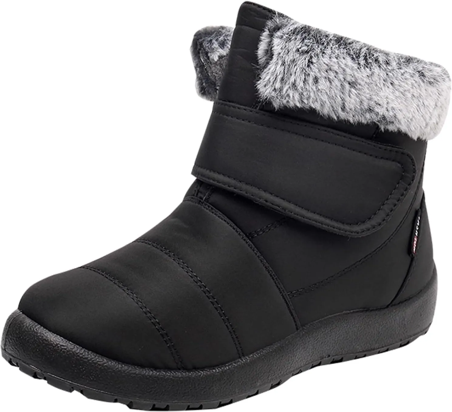 Women's Waterproof Snow Boots Wide Width Women's Waterproof Boots Ankle Winter Boots for Women Waterproof Wide Feet Women's Insulated Winter Boots Size 7.5 Winter Boot for Women Fur
