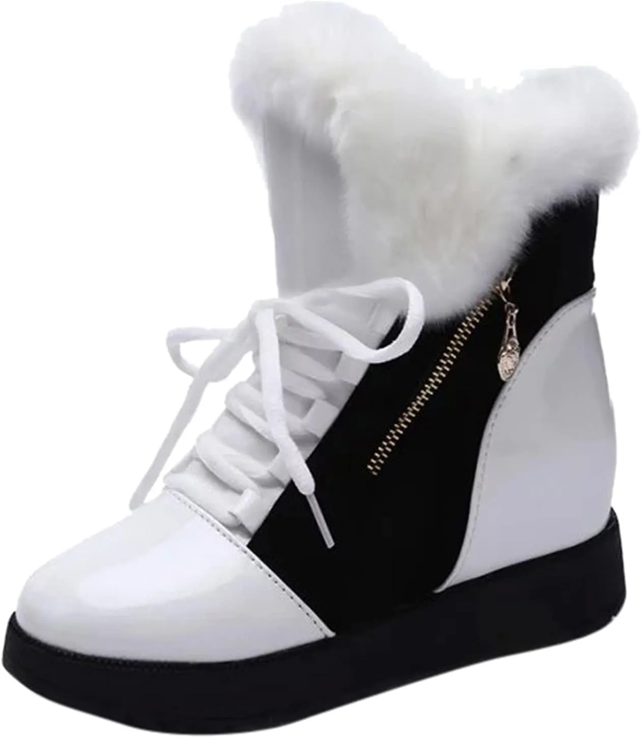 Womens Winter Shoes Black Brown Suede Ankle Boots Fur Lined Size 10 for Women Winter Shoes Women's Winter Shoes Women's Wide Calf Comfortable Winter Knee High Riding Boots Deals of The Day