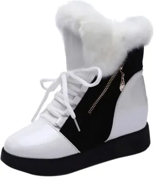Womens Winter Shoes Black Brown Suede Ankle Boots Fur Lined Size 10 for Women Winter Shoes Women's Winter Shoes Women's Wide Calf Comfortable Winter Knee High Riding Boots Deals of The Day