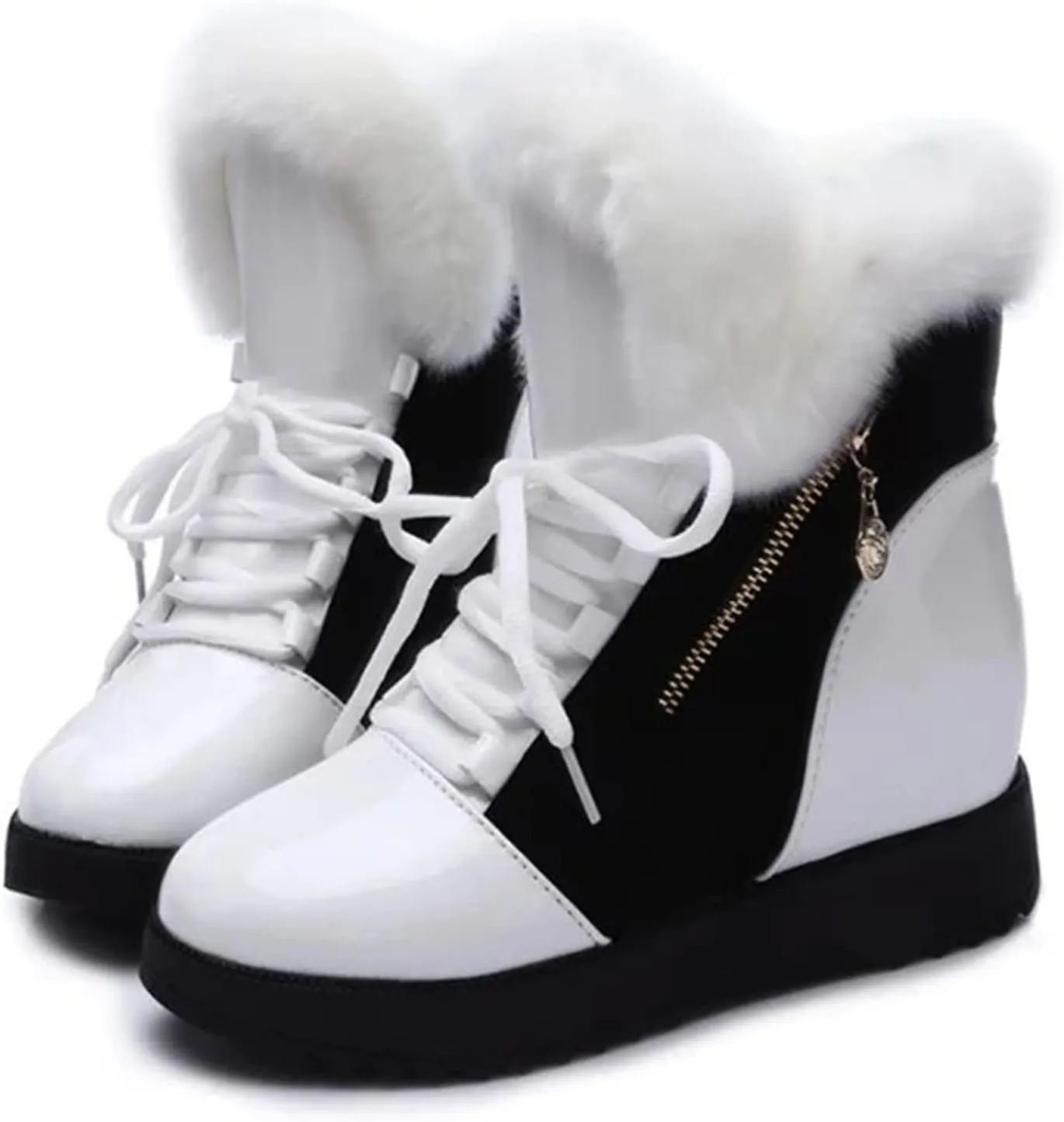 Womens Winter Shoes Black Brown Suede Ankle Boots Fur Lined Size 10 for Women Winter Shoes Women's Winter Shoes Women's Wide Calf Comfortable Winter Knee High Riding Boots Deals of The Day