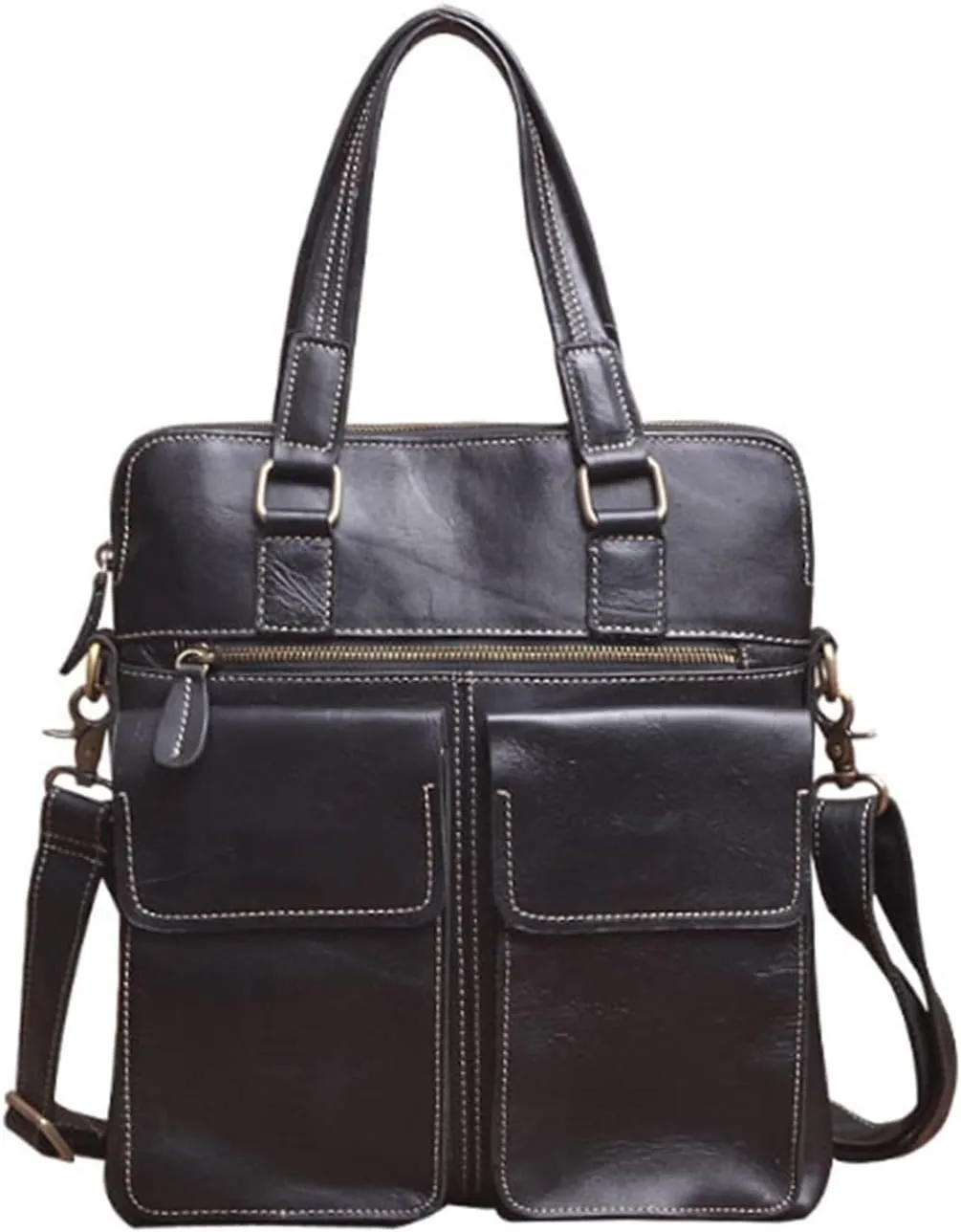 Work Briefcases Laptop Bags Handbags Men's Leather Shoulder Bags Messenger Bags Travel Totes