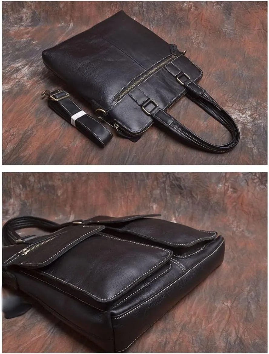 Work Briefcases Laptop Bags Handbags Men's Leather Shoulder Bags Messenger Bags Travel Totes