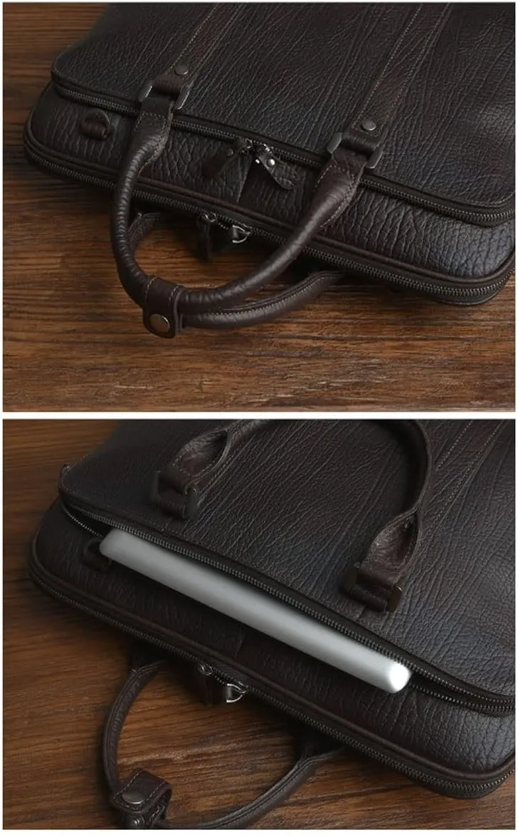 Work Briefcases Laptop Bags Handbags Totes Men's Leather Shoulder Bags Messenger Bags Travel Carrying Cases