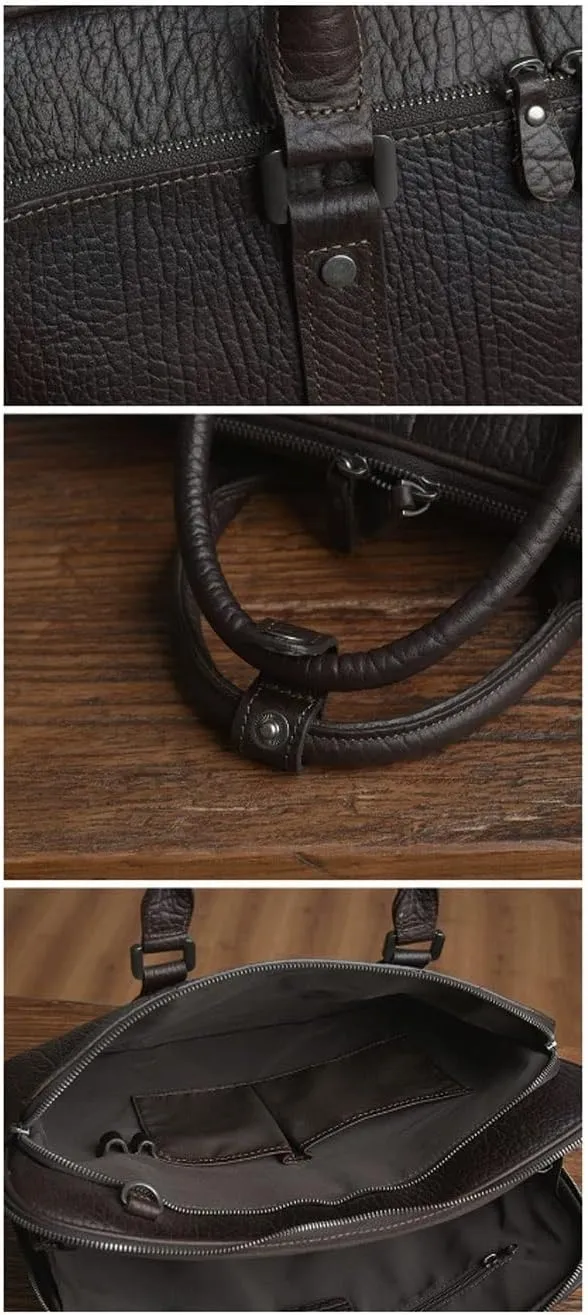 Work Briefcases Laptop Bags Handbags Totes Men's Leather Shoulder Bags Messenger Bags Travel Carrying Cases