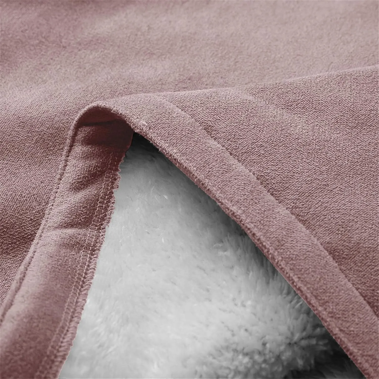 XUNRYAN Womens Winter Jackets 2024 Trendy Suede Faux-Leather Long Sleeve Sherpa Fleece Coat Horn Buckle Hoodie Outwear w Hood