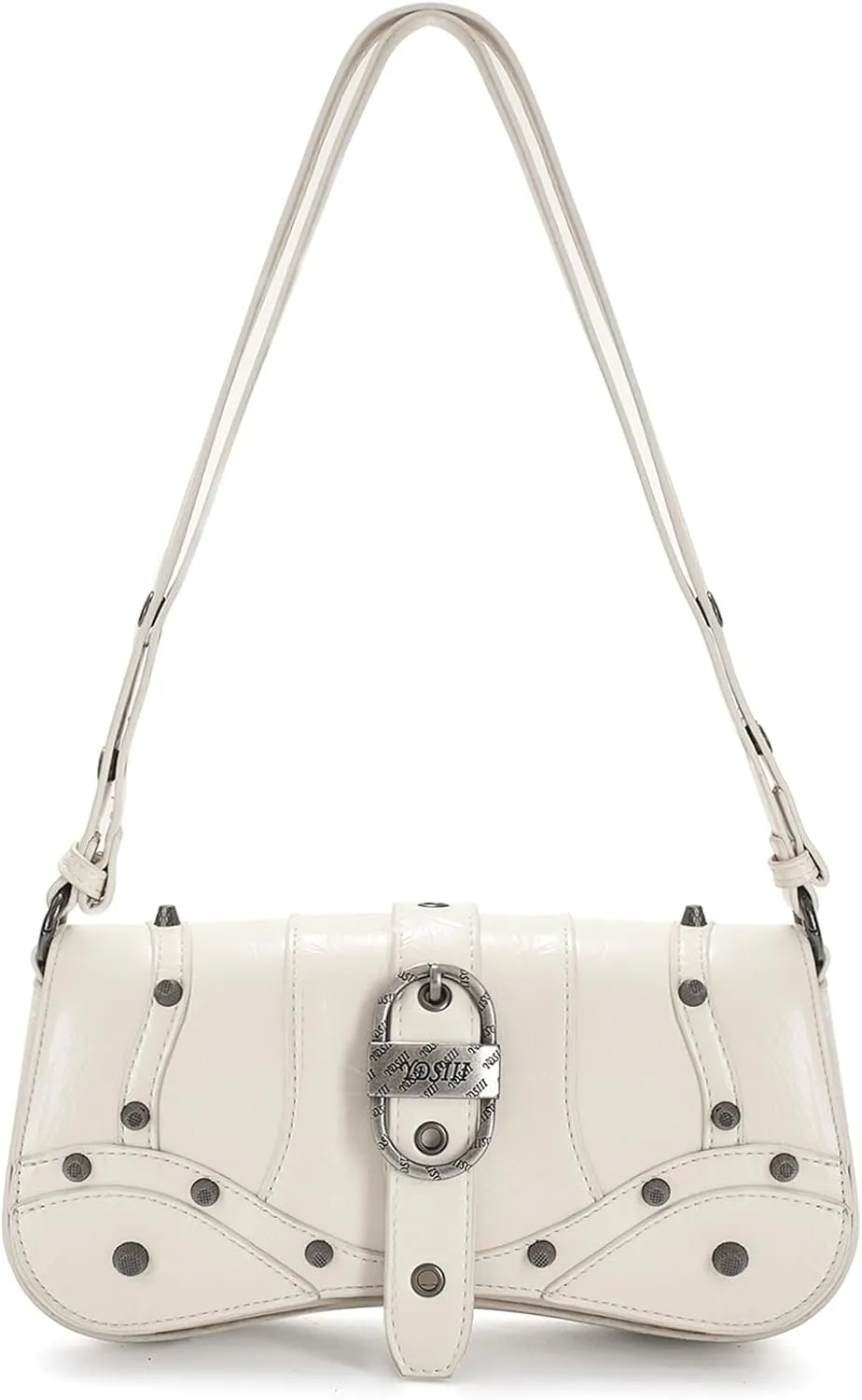 YDSIII Shoulder Bag, Women's Vintage Vegan Leather Shoulder Purse with Adjustable Strap