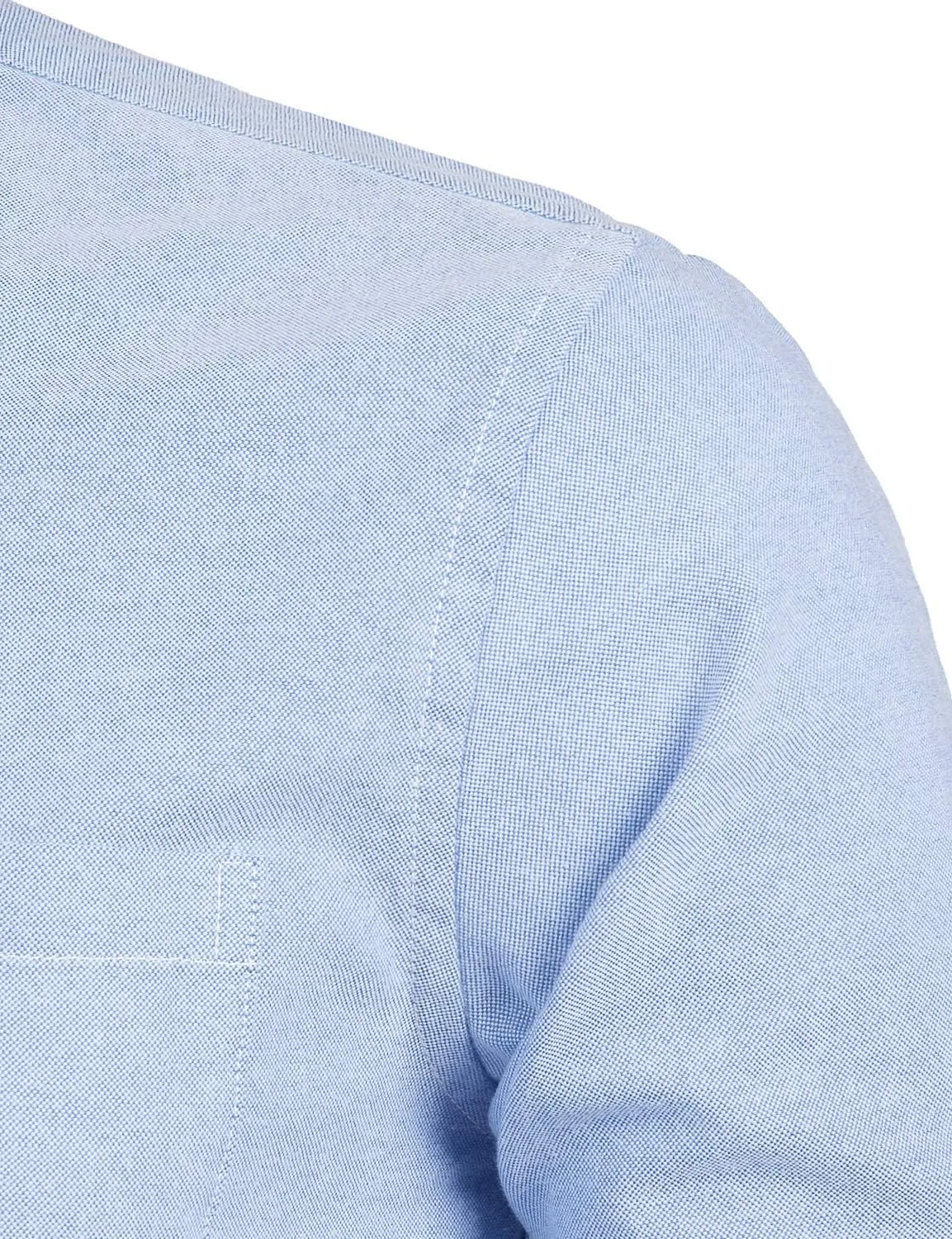 ZEROYAA Men's Hipster Casual Slim Fit Long Sleeve Button Down Oxford Shirts with Chest Pocket
