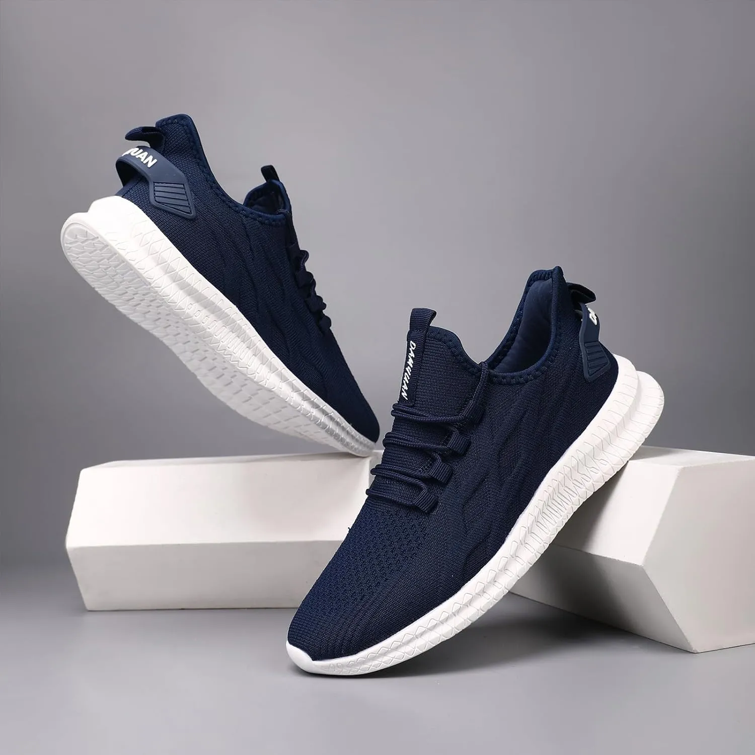 ZGPWZWL Unisex Mens Womens Shoes Running Gym Sneakers Slip on Tennis Non Slip Gym Lightweight Walking Fashion Shoes