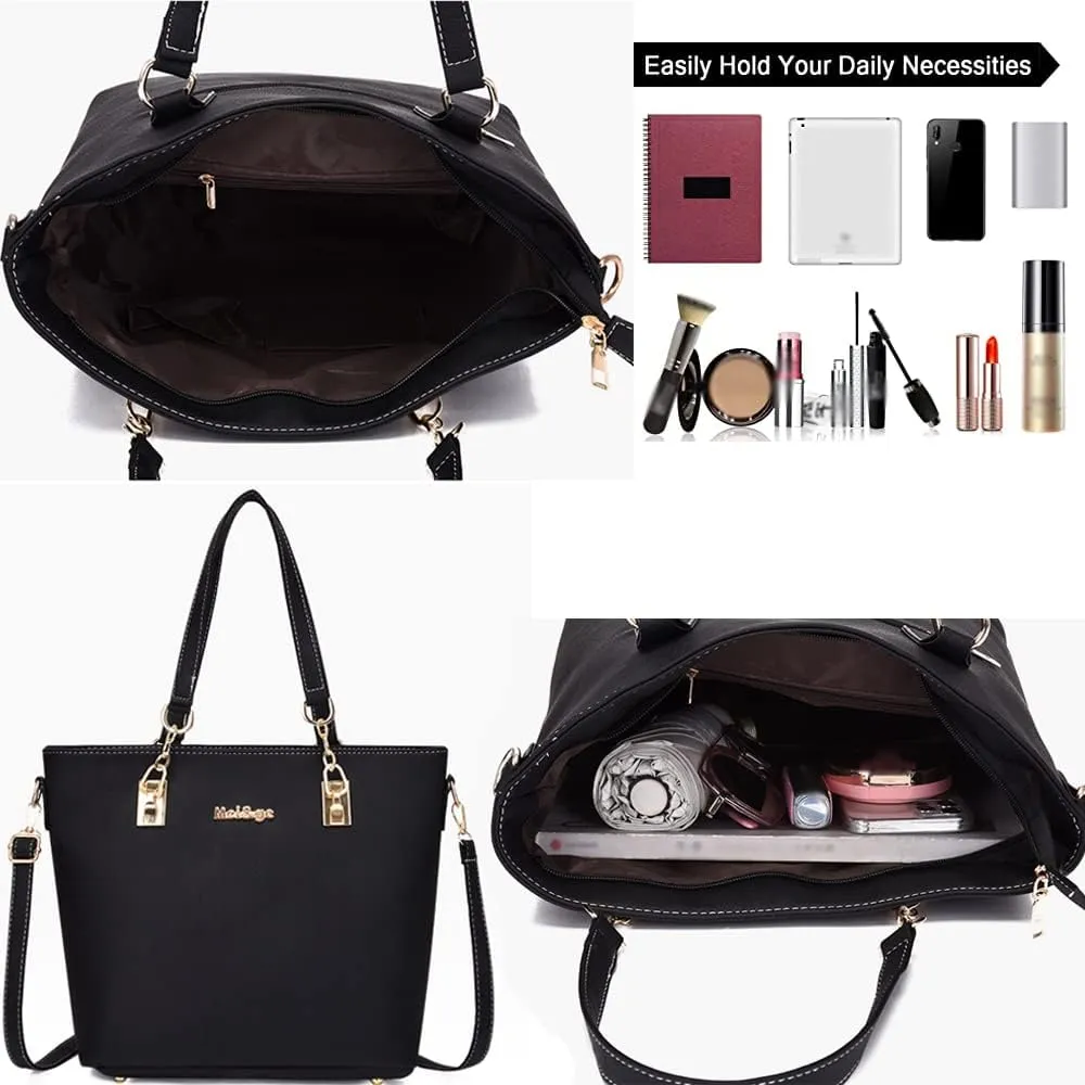 ZiMing Women Handbags and Purses Set Vegan Leather Tote Bags Shoulder Crossbody Bag Top Handle Handbag Satchel Wallet 6 Pcs